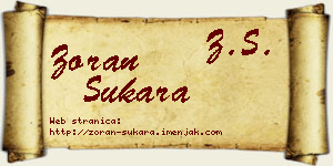 Zoran Sukara vizit kartica